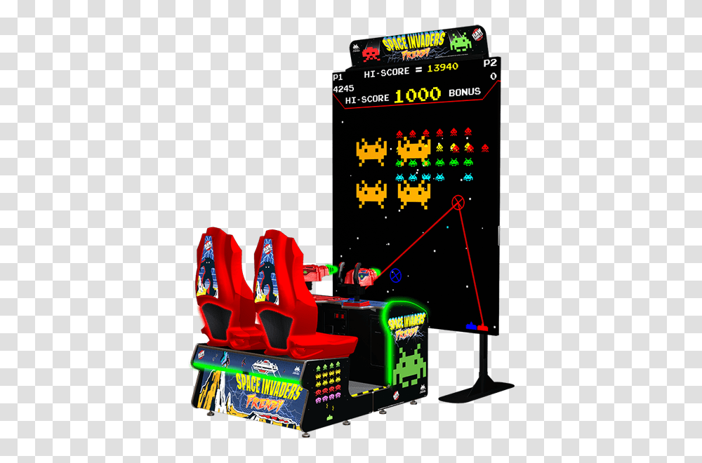 Space Invaders Frenzy, Arcade Game Machine, Pac Man Transparent Png