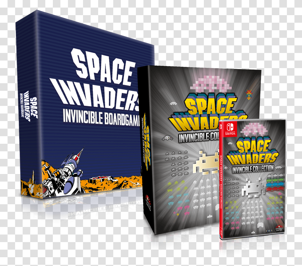 Space Invaders Invincible Collection Graphic Design, Advertisement, Poster, Flyer, Paper Transparent Png