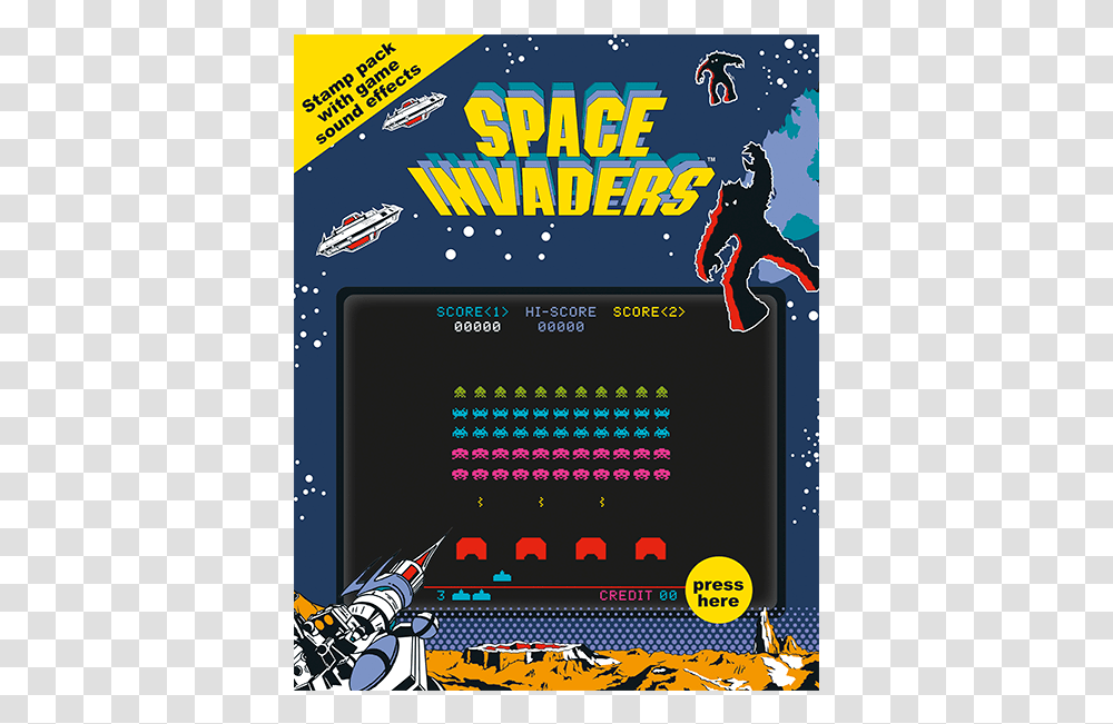 Space Invaders Projection Light, Advertisement, Poster, Scoreboard, Flyer Transparent Png