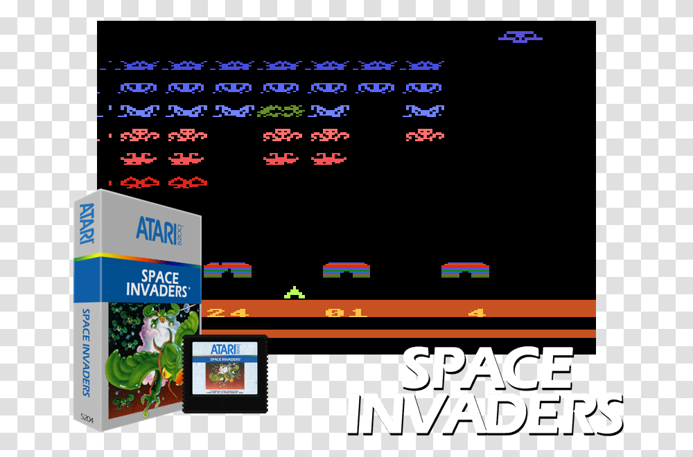 Space Invaders Space Invaders Atari, Scoreboard, Monitor, Screen Transparent Png