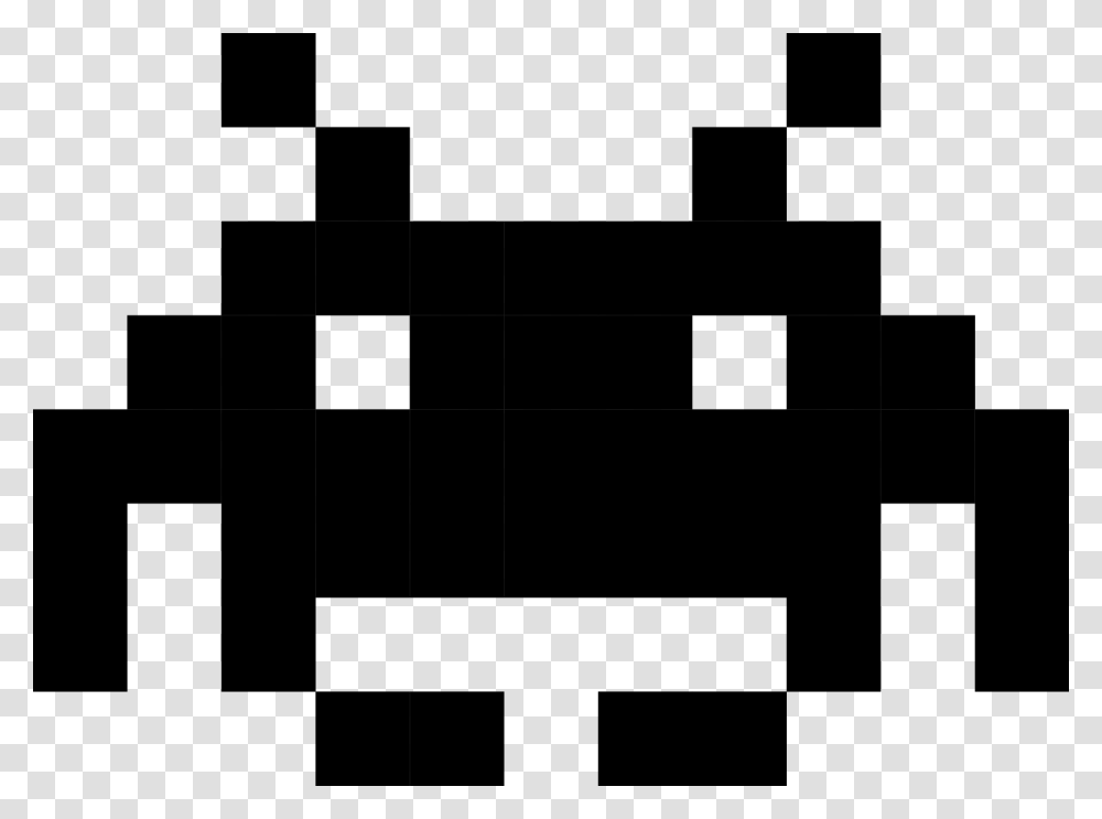 Space Invaders Space Invaders Images, Stencil, Pac Man, Cross Transparent Png