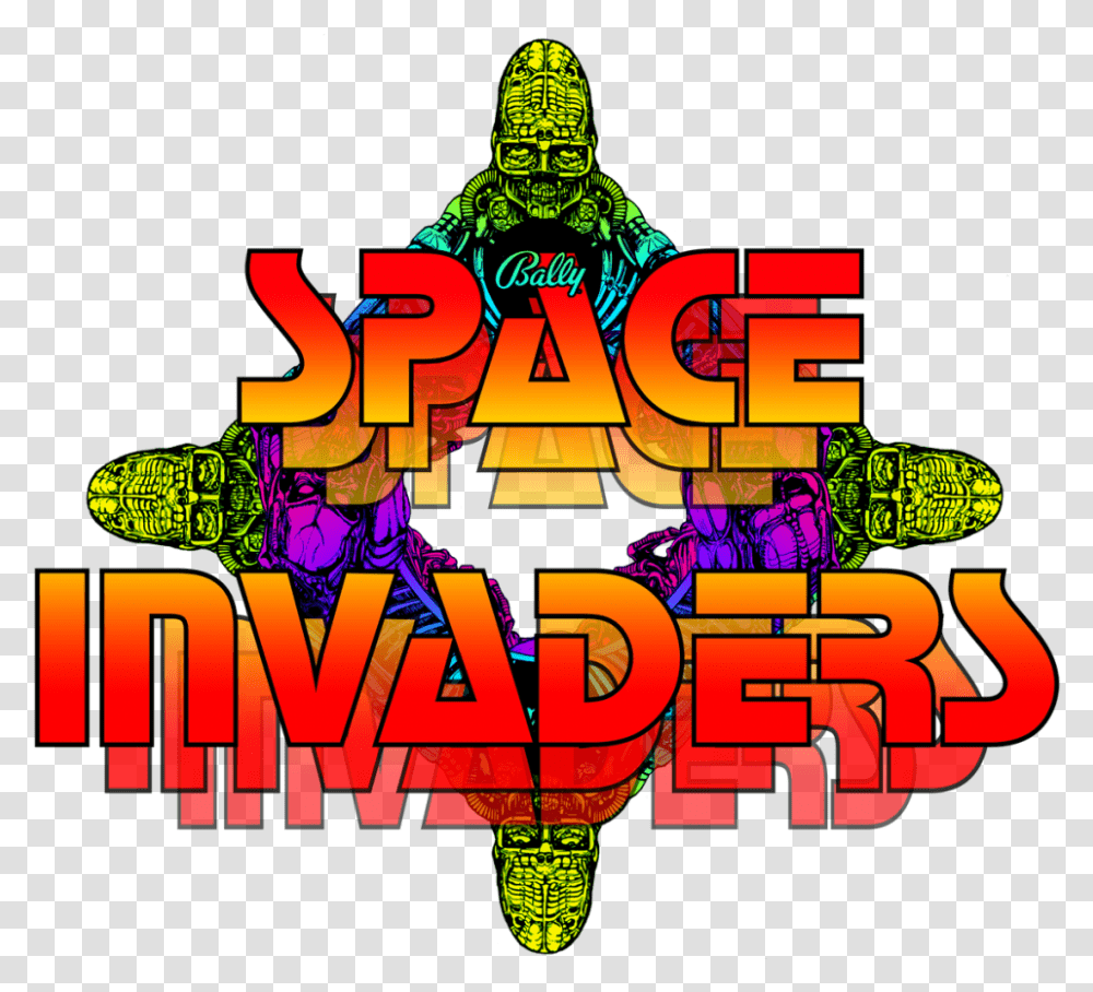 Space Invaders Wheel Graphic Design, Pac Man Transparent Png