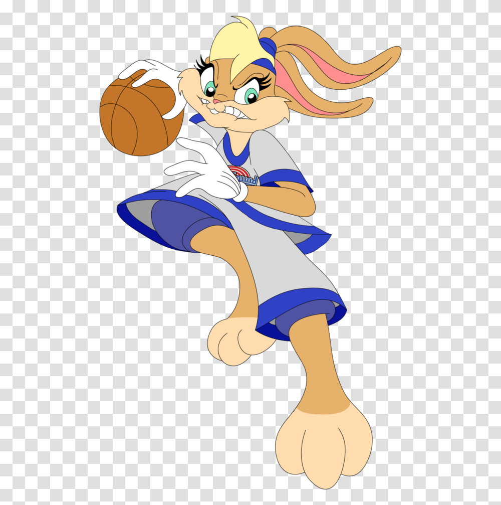 Space Jam Characters Clipart Lola Bunny Looney Tunes Character, Person, Clothing, Comics, Book Transparent Png