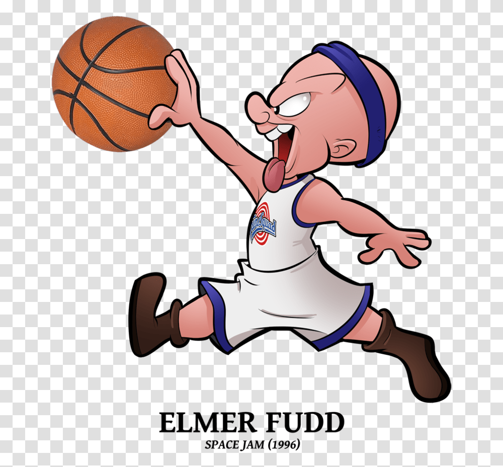 Space Jam Characters Elmer Fudd, Person, Human, People, Sport Transparent Png