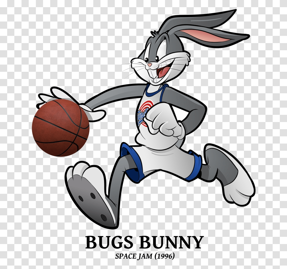 Space Jam Draft Special Bugs Bunny Basketball Free Basketball Bugs Bunny Space Jam, Team Sport, Sports, Astronaut Transparent Png