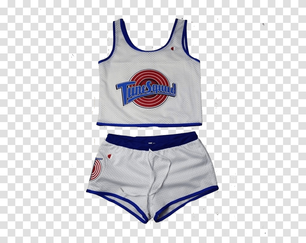 Space Jam Tune Squad Ladies Set Girls Basketball Jersey Tunes Squad Crop Top, Apparel, Underwear, Shorts Transparent Png