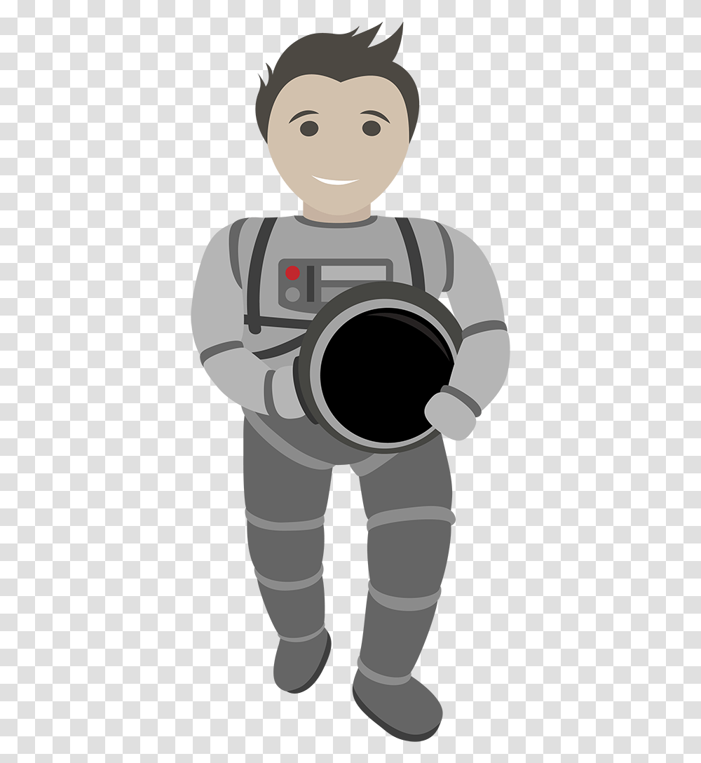 Space Man Cartoon, Person, Human, Electronics, Goggles Transparent Png