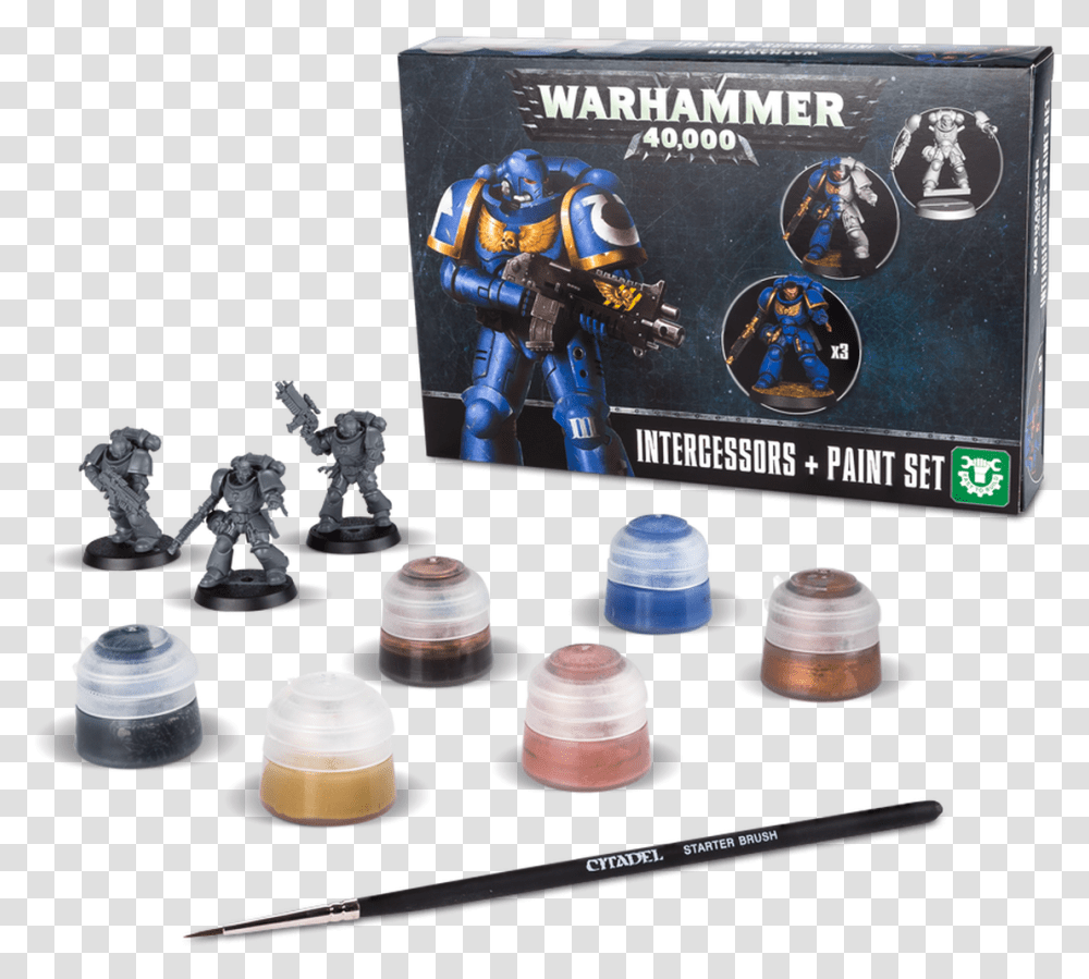 Space Marines Intercessors Paint Set, Chess, Game, Toy, Video Gaming Transparent Png