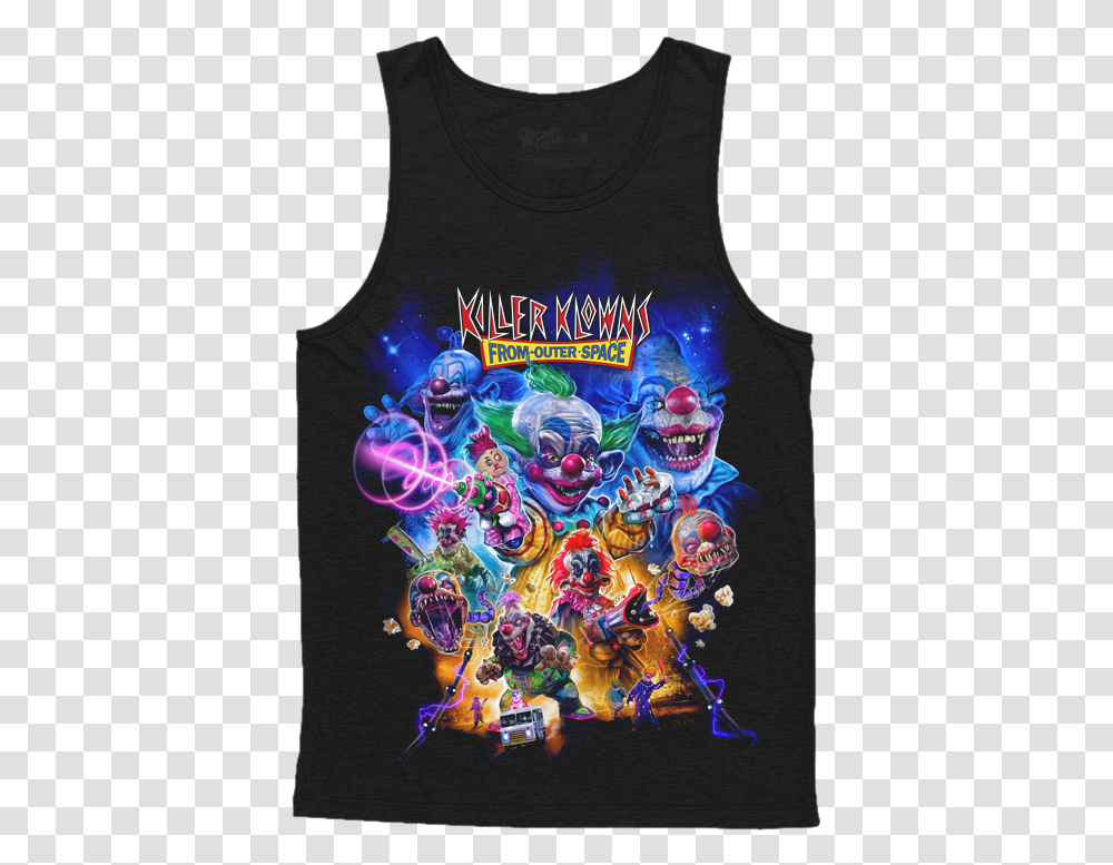 Space Monster Killer Klowns From Outer Space Halloween Horror Nights, Apparel, Tank Top, Ornament Transparent Png