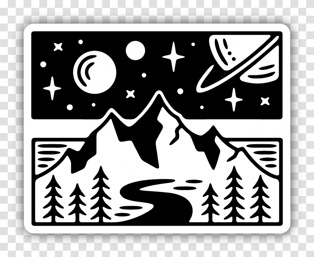 Space Mountain Sticker, Stencil, Outdoors Transparent Png