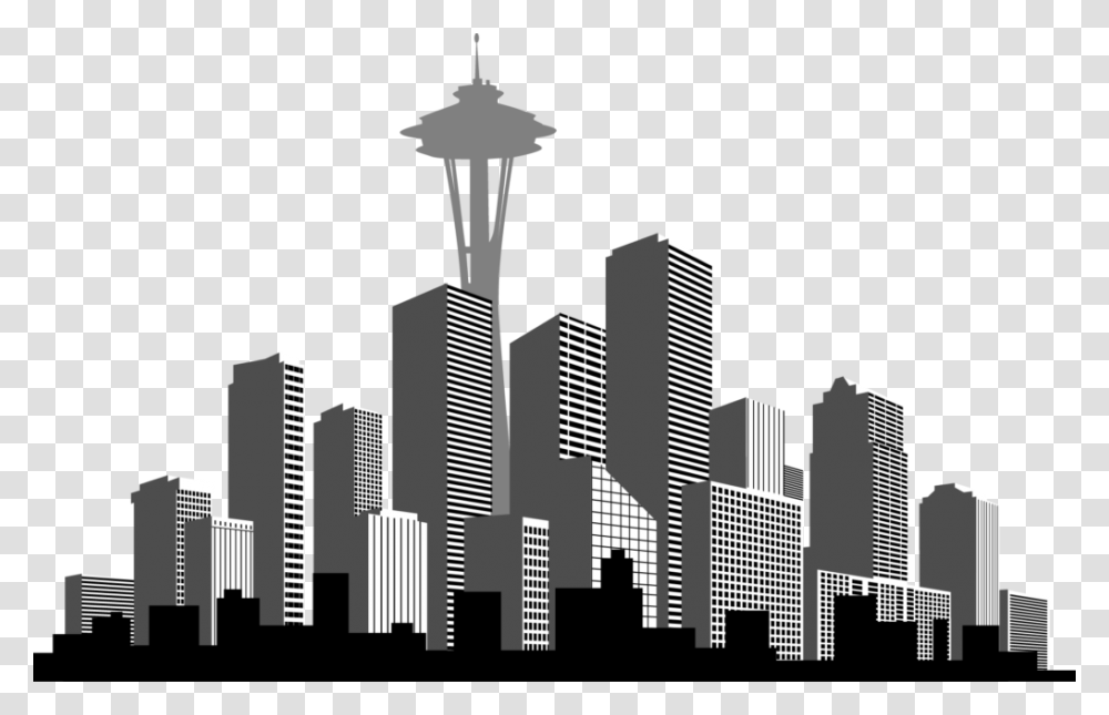 Space Needle, High Rise, City, Urban, Building Transparent Png