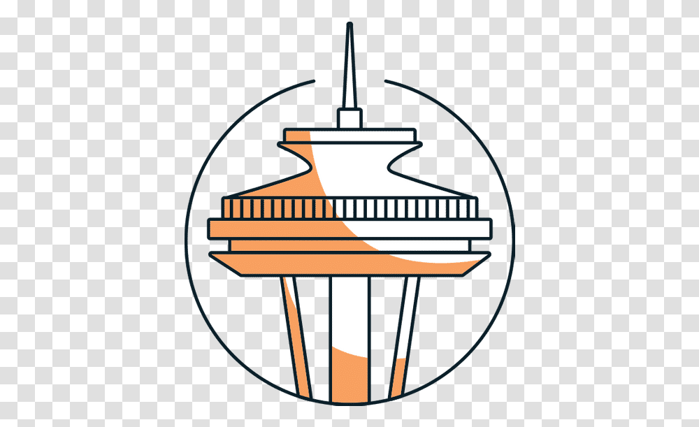 Space Needle Icon Vertical, Outdoors, Text, Symbol, Water Transparent Png
