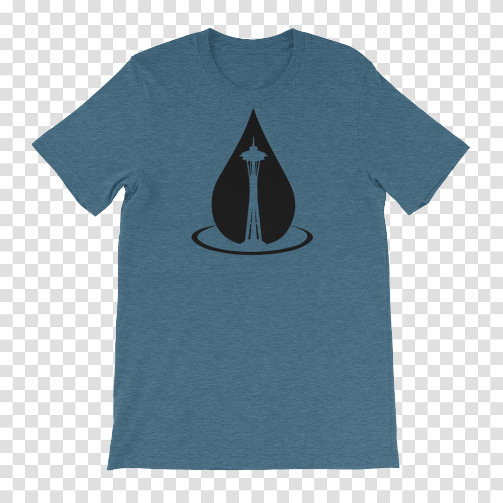 Space Needle Raindrop, Apparel, T-Shirt, Sleeve Transparent Png