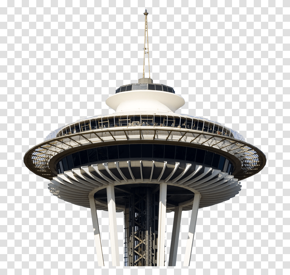 Space Needle Space Needle, Tower, Architecture, Building, Lamp Transparent Png