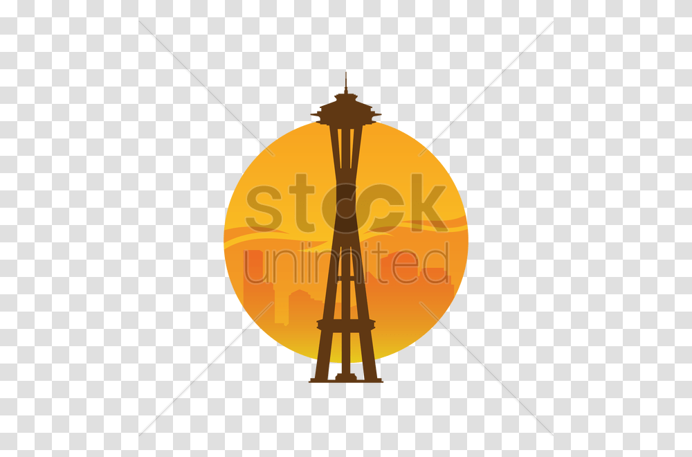 Space Needle Tower Vector Image, Lamp, Armor, Sword, Blade Transparent Png