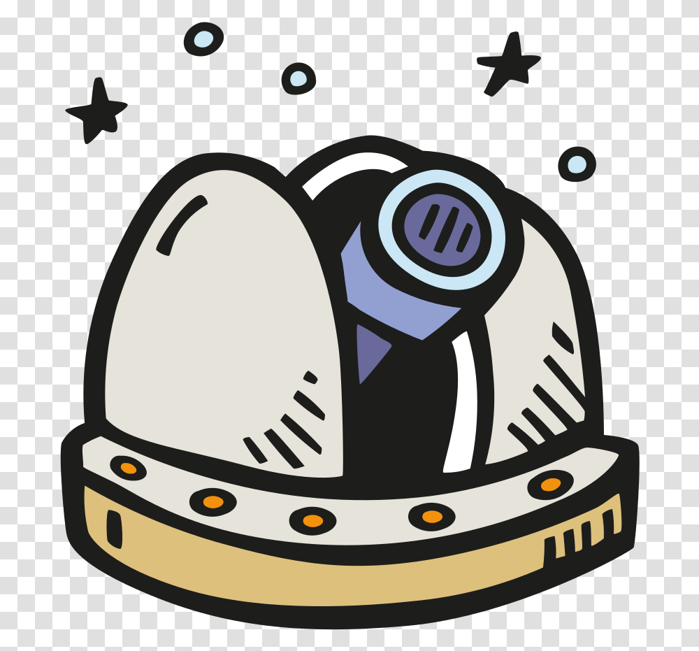 Space Observatory Icon Free Iconset Good Stuff No Observatory Telescope Clipart, Clothing, Apparel, Hat, Hardhat Transparent Png