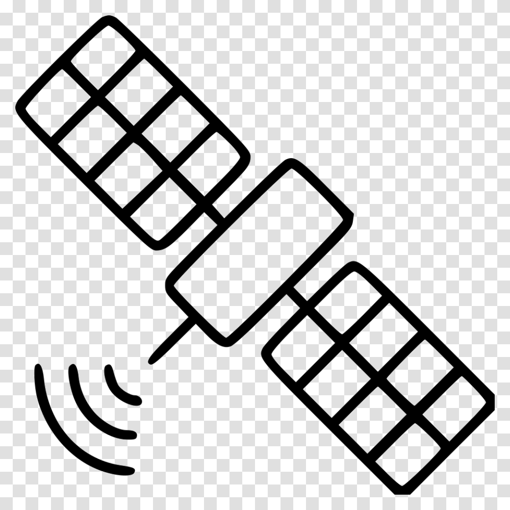 Space Orbit Wireless Connection Draw Communication Satellite Drawing, Stencil, Number Transparent Png