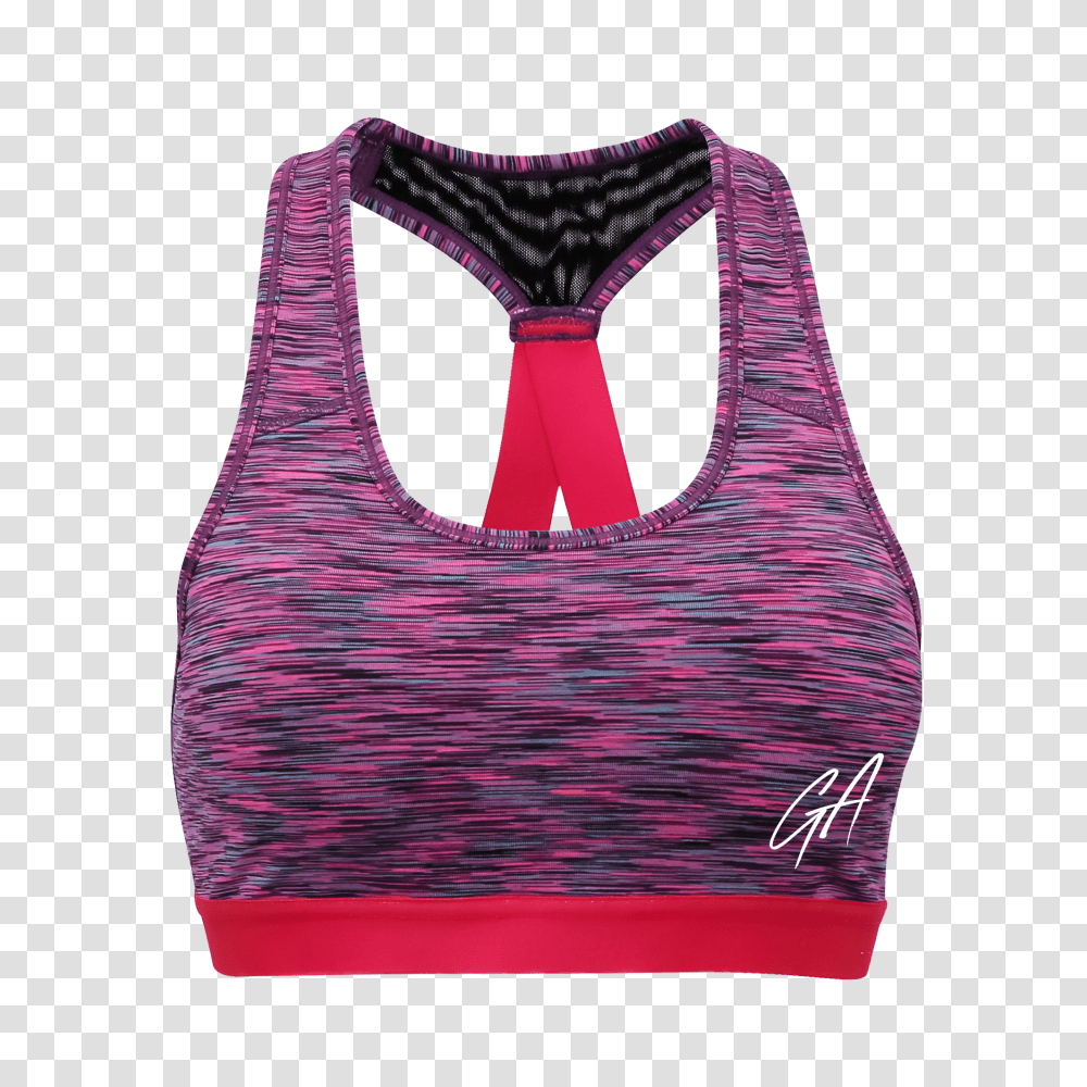 Space Pink Ga Double Strap Padded Crop Top Merrrch, Apparel, Blouse, Bib Transparent Png