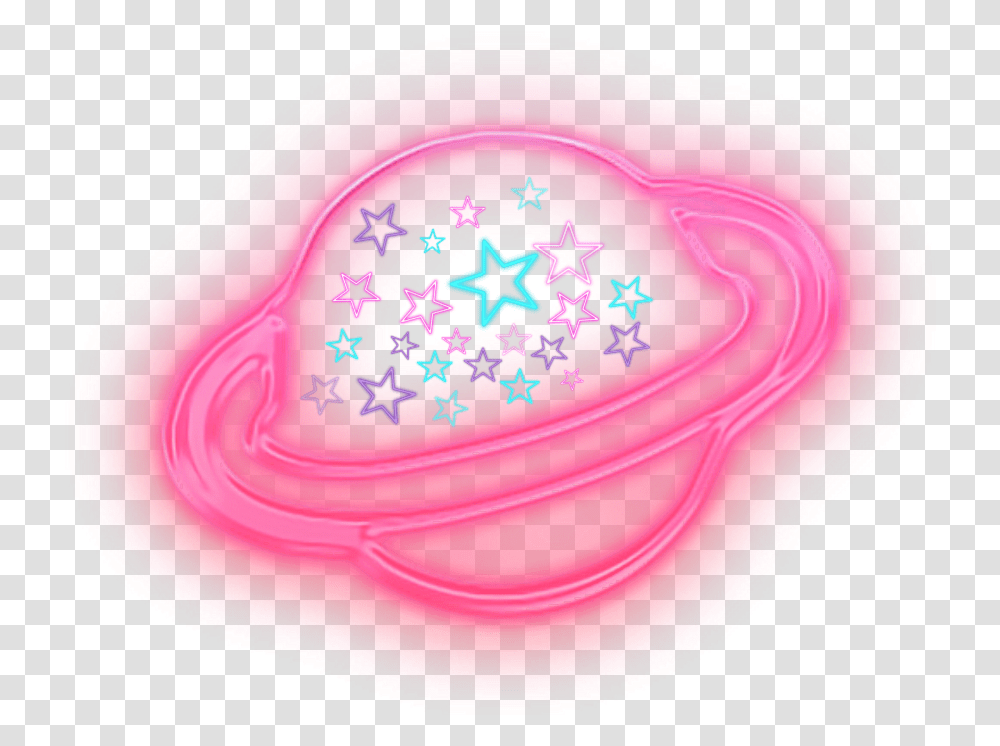 Space Pink Neon Aesthetic Pastel Colorful Remixit Ice Cream, Frisbee, Toy, Soap, Purple Transparent Png