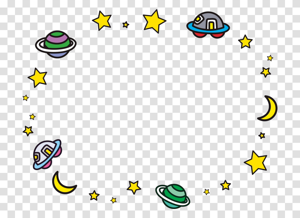 Space Planet Border, Bird, Animal, Star Symbol Transparent Png