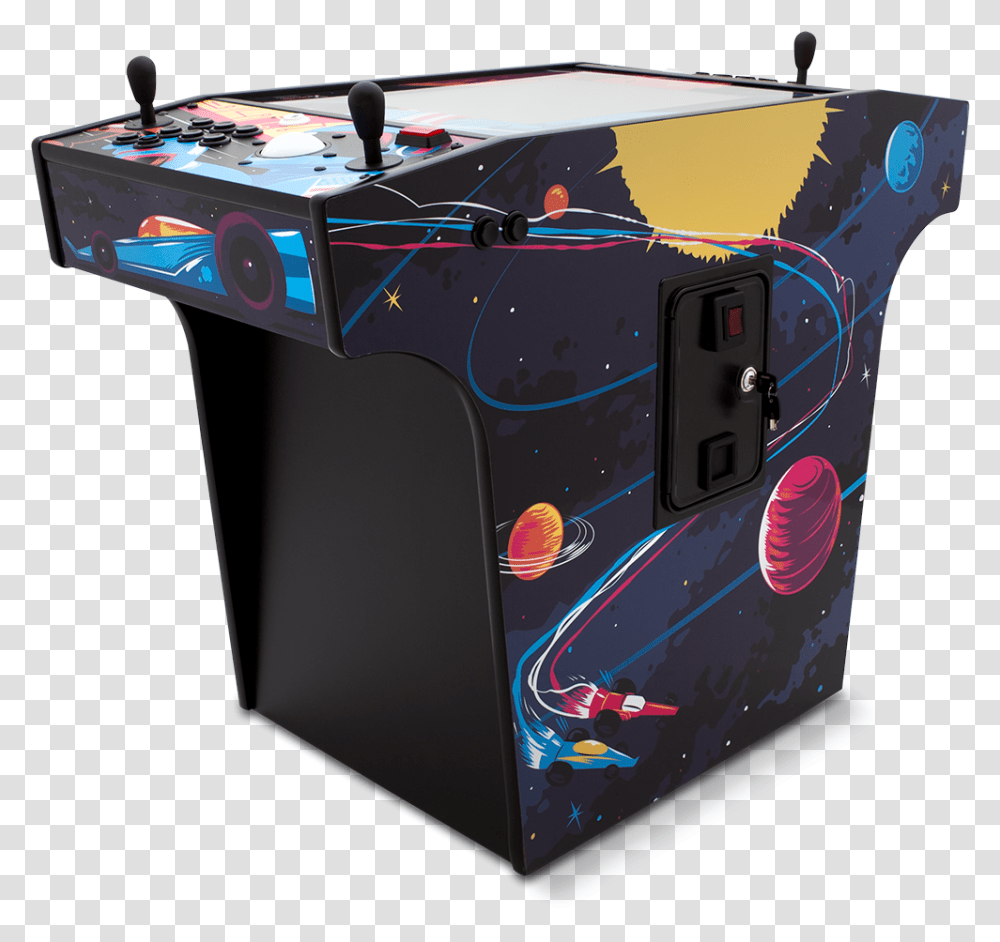 Space Race Cocktail Arcade Machine With 250 Arcade Desk, Arcade Game Machine, Electronics, Camera Transparent Png