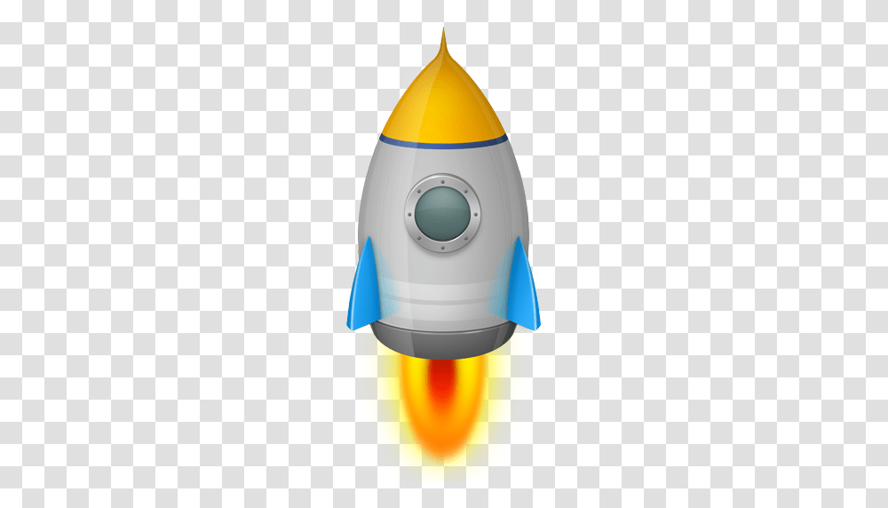 Space Rocket Silver Icon, Launch, Vehicle, Transportation, Missile Transparent Png