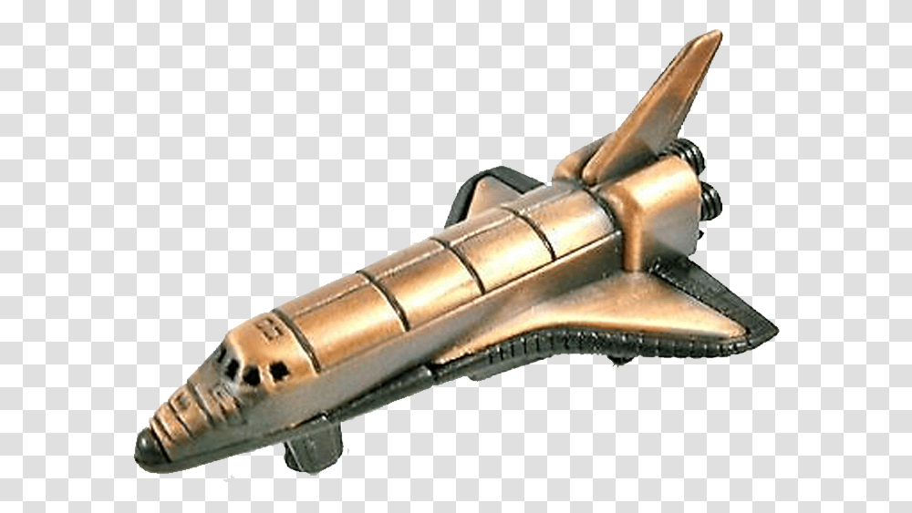 Space Shuttle Bronze Pencil Sharpener Scale Model, Spaceship, Aircraft, Vehicle, Transportation Transparent Png