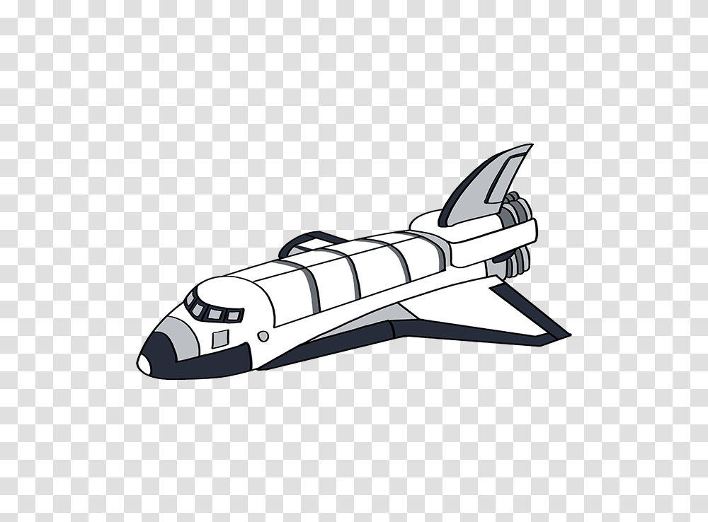 Space Shuttle Draw A Space Rocket, Spaceship, Aircraft, Vehicle, Transportation Transparent Png