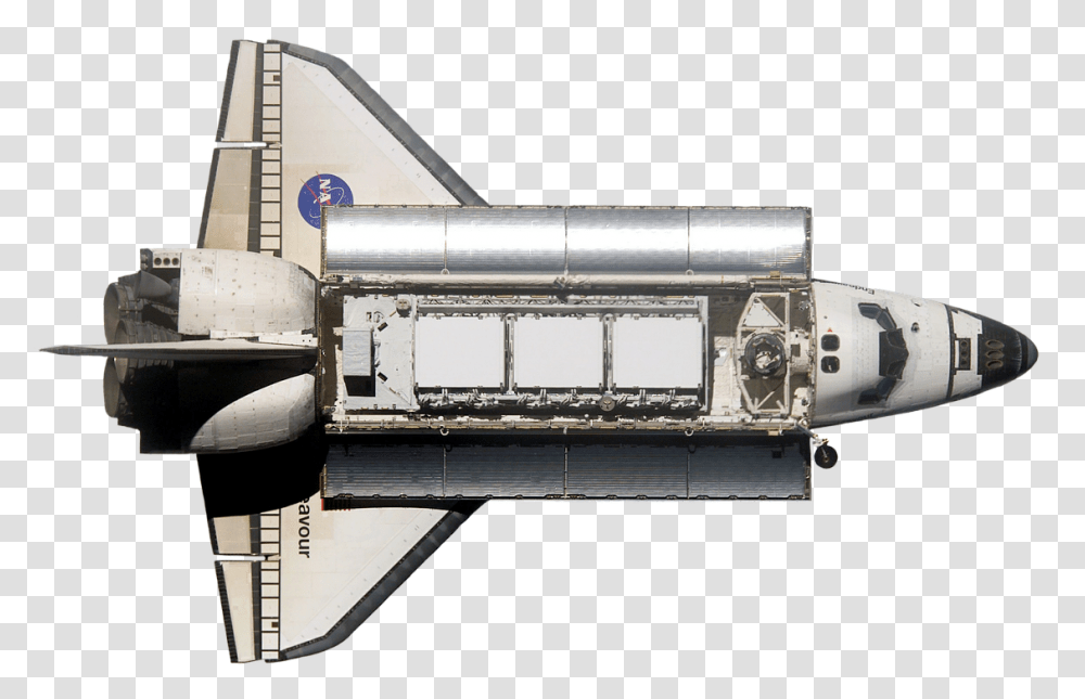 Space Shuttle Endeavour Top Iss Space Shuttle Endeavour, Spaceship, Aircraft, Vehicle, Transportation Transparent Png