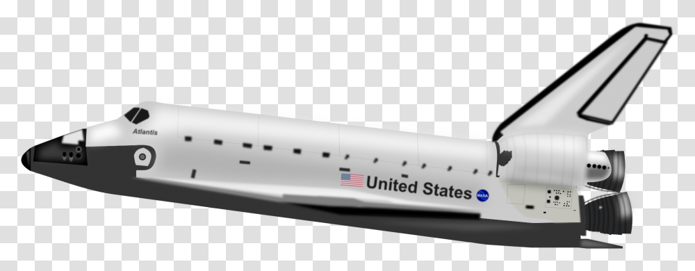 Space Shuttle No Background, Airplane, Aircraft, Vehicle, Transportation Transparent Png