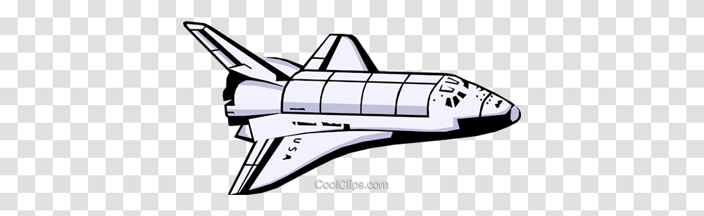 Space Shuttle Royalty Free Vector Clip Art Illustration, Spaceship, Aircraft, Vehicle, Transportation Transparent Png