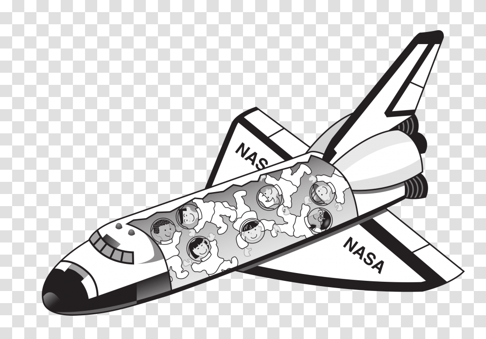 Space Shuttle Spaceship Vector Clipart Image, Vehicle, Transportation, Aircraft, Hammer Transparent Png