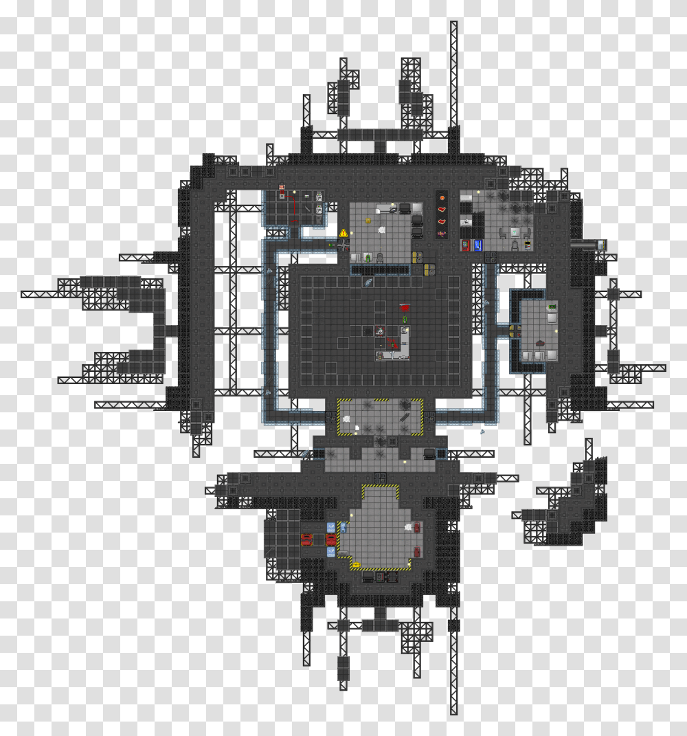 Space Station 13 Derelict, Electronics, Crystal, Military, Armory Transparent Png