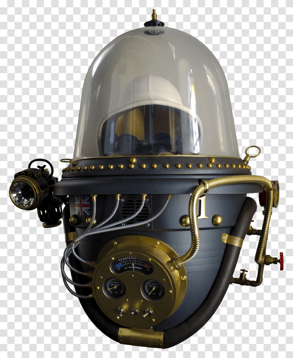 Space Suit Steampunk On Background Transparent Png
