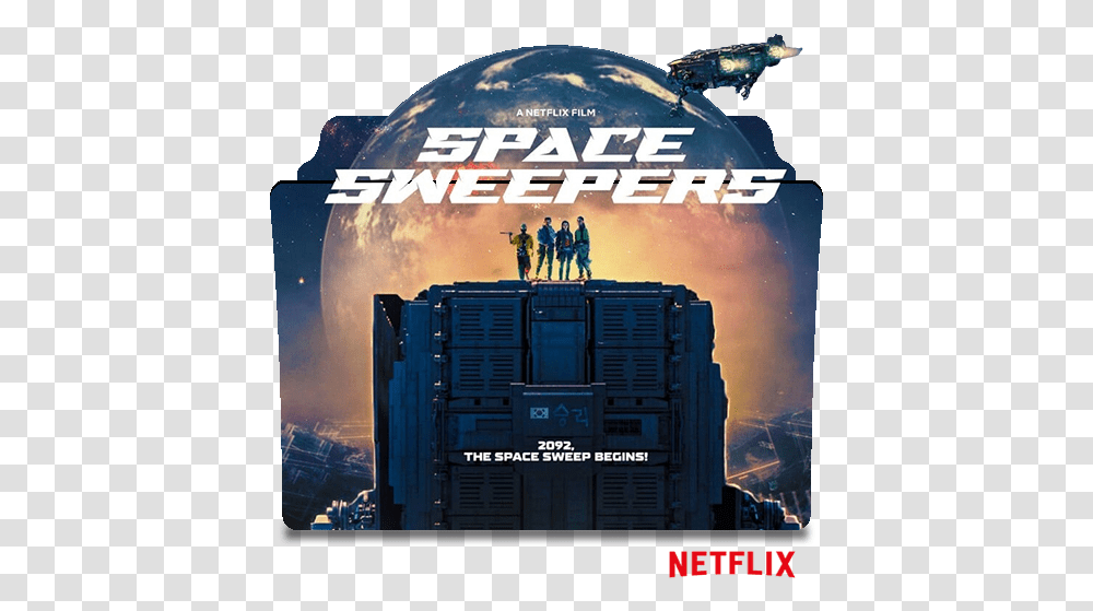 Space Sweepers 2021 Folder Icon Space Sweepers Poster, Person, Advertisement, Building, Architecture Transparent Png