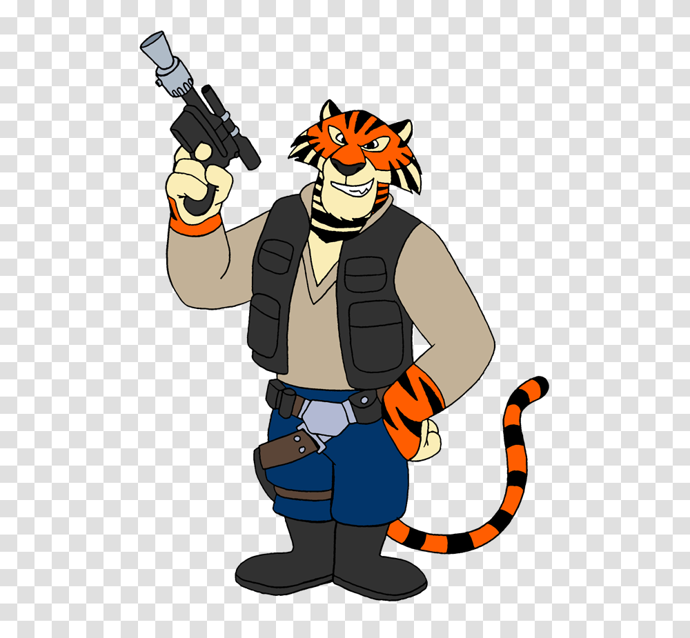 Space Tiger Mascot, Person, Comics, Book, Hand Transparent Png