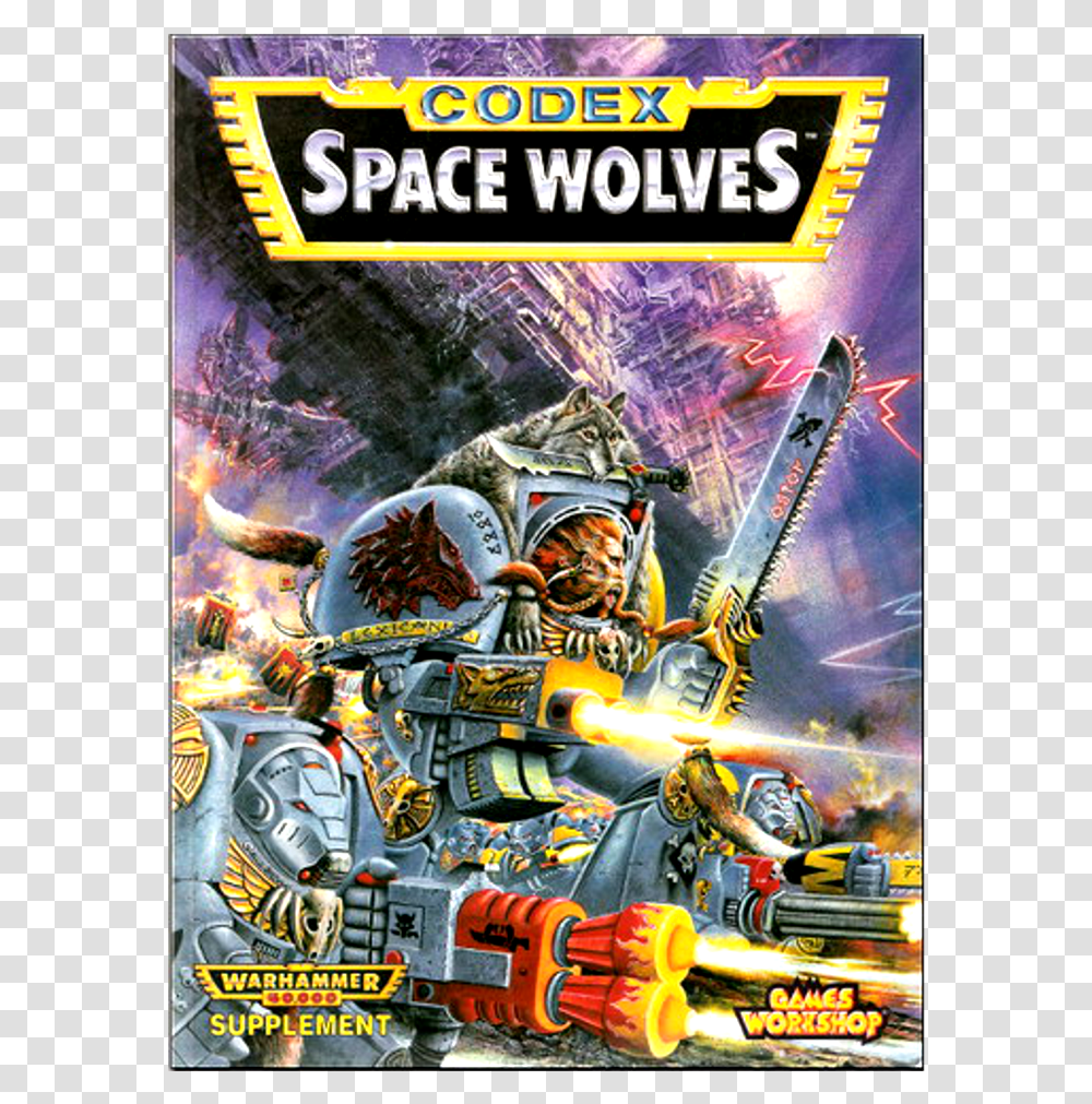 Space Wolves Codex 2nd Edition, Advertisement, Poster, Paintball, Book Transparent Png