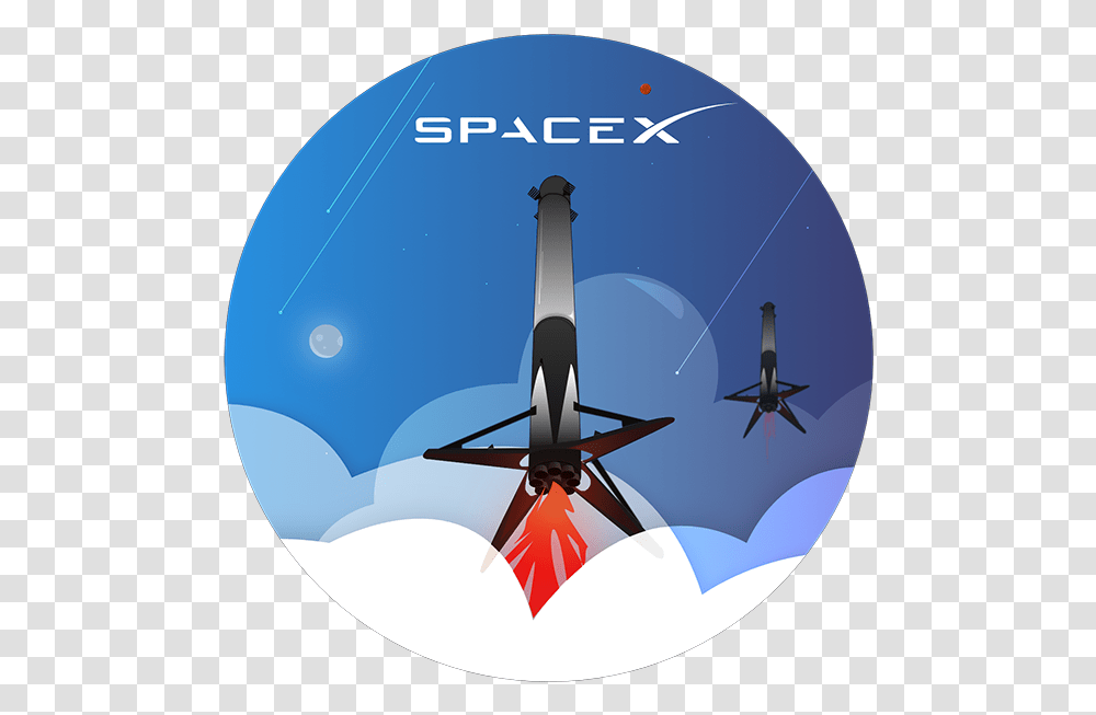 Space X Illustration Affinity Mars Illustration Musk Graphic Design, Vehicle, Transportation, Sphere, Aircraft Transparent Png