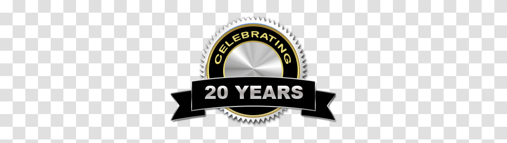 Spacecoast Plating In Melbourne Florida 20 Years Celebration Logo, Label, Text, Sticker, Symbol Transparent Png