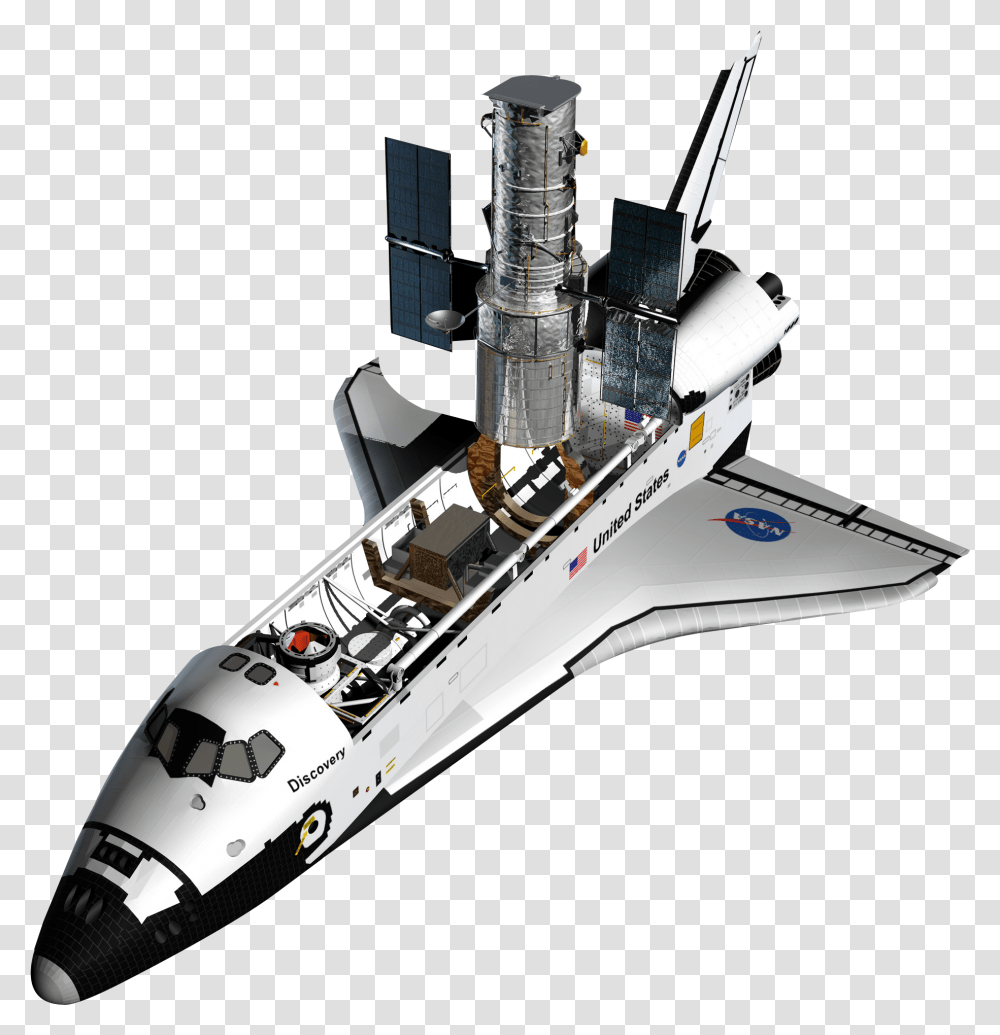 Spacecraft Images Pngpix Hubble Telescope Space Shuttle Discovery, Spaceship, Aircraft, Vehicle, Transportation Transparent Png