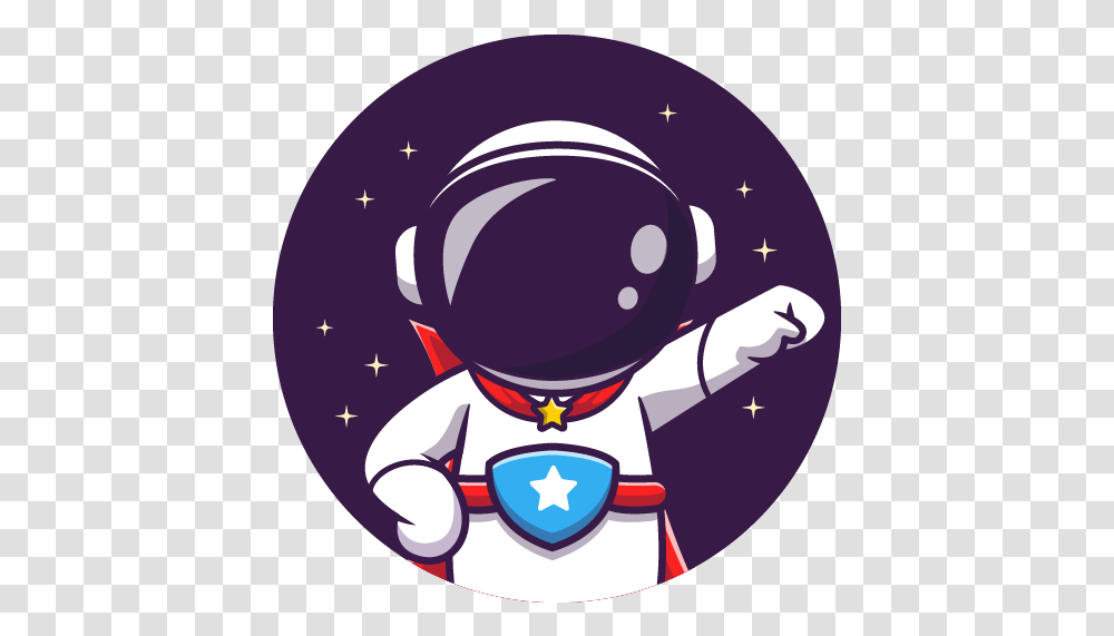 Spaceman Cute Simple Cartoon Astronaut, Performer, Hand, Helmet, Clothing Transparent Png