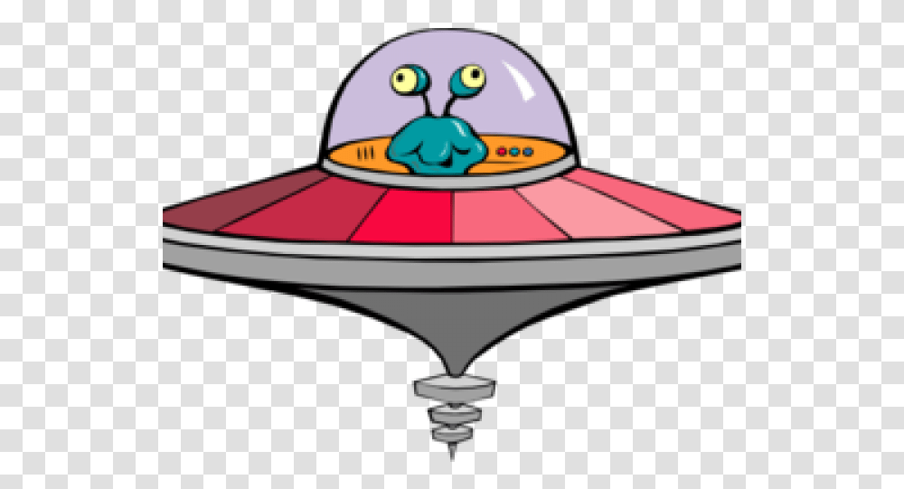 Spaceship Clipart Alian Flying Saucer With Alien Clipart, Clothing, Apparel, Metropolis, Baseball Cap Transparent Png