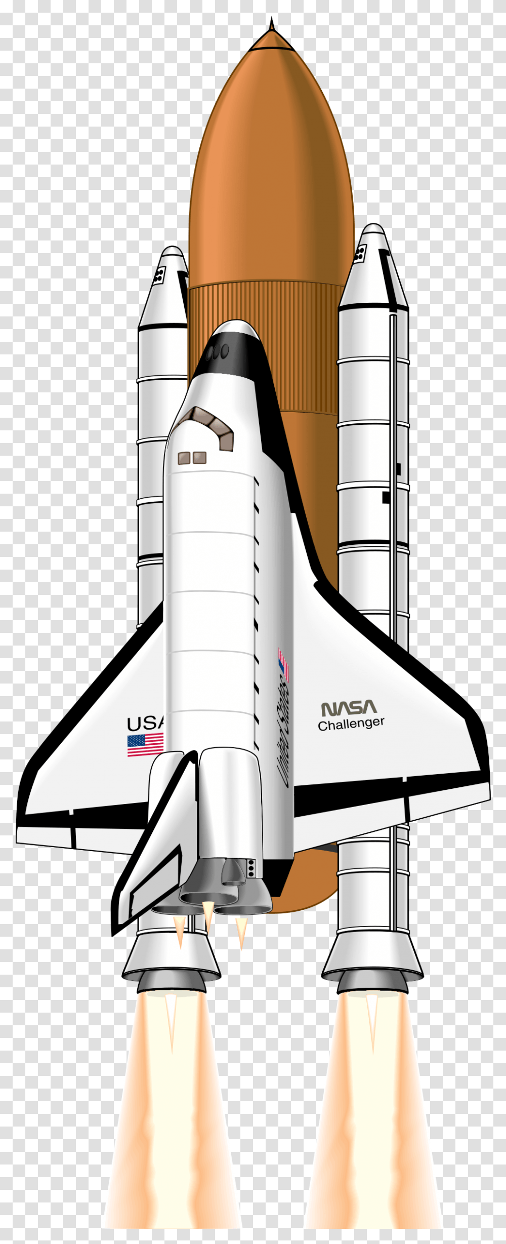 Spaceship Clipart Missile Launch Nasa Space Shuttle Clipart, Aircraft, Vehicle, Transportation, Lamp Transparent Png