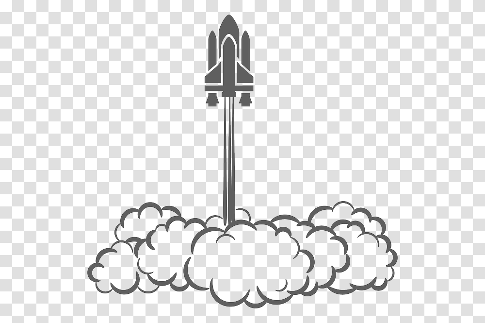 Spaceship Clipart Smoke, Lamp, Chandelier Transparent Png