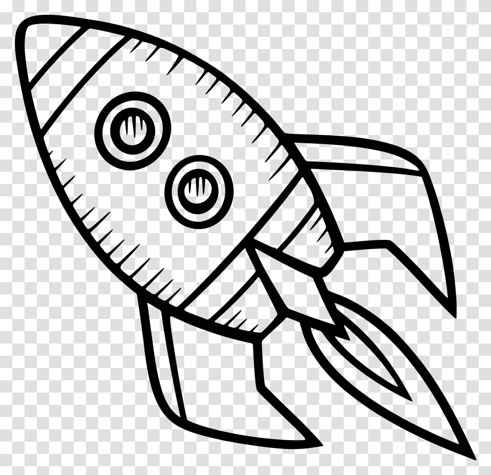 Spaceship Clipart Spaceship Rocket Clipart Black And White, Gray, World Of Warcraft Transparent Png