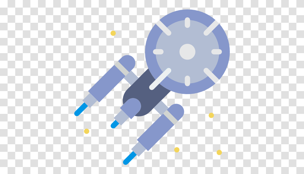 Spaceship Free Transport Icons Enterprise Star Trek Icon, Hammer, Tool, Adapter, Plug Transparent Png