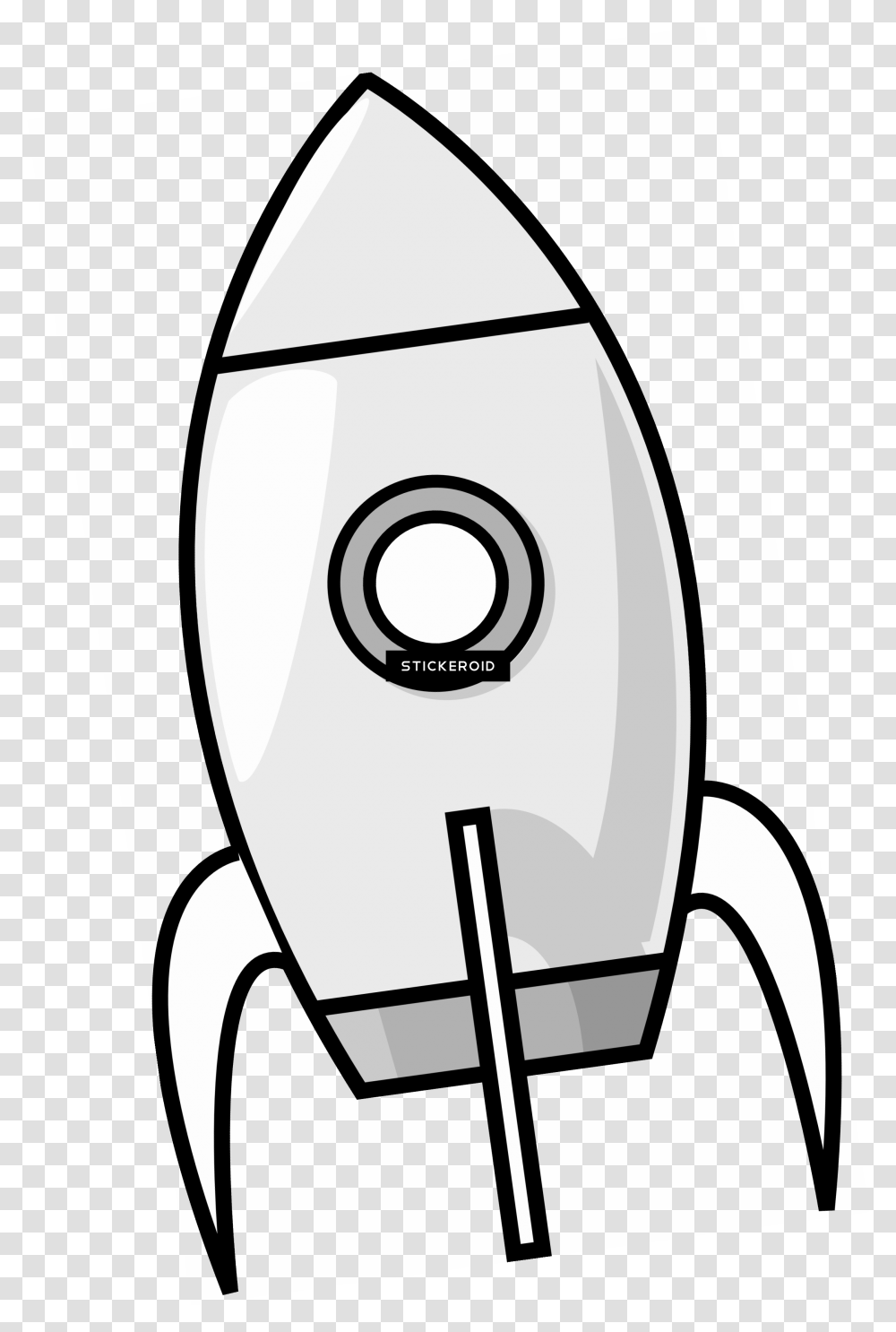 Spaceship Space Clipart Rocket Cracker Clipart Black And White, Sea, Outdoors, Water, Nature Transparent Png
