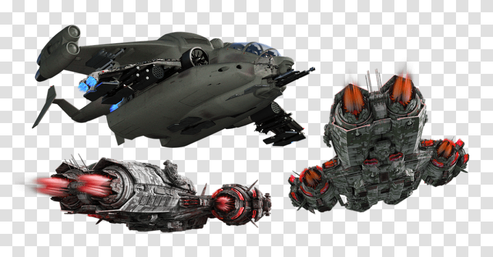 Spaceship Starship Spacecraft Futuristic Space Ship, Aircraft, Vehicle, Transportation, Helicopter Transparent Png