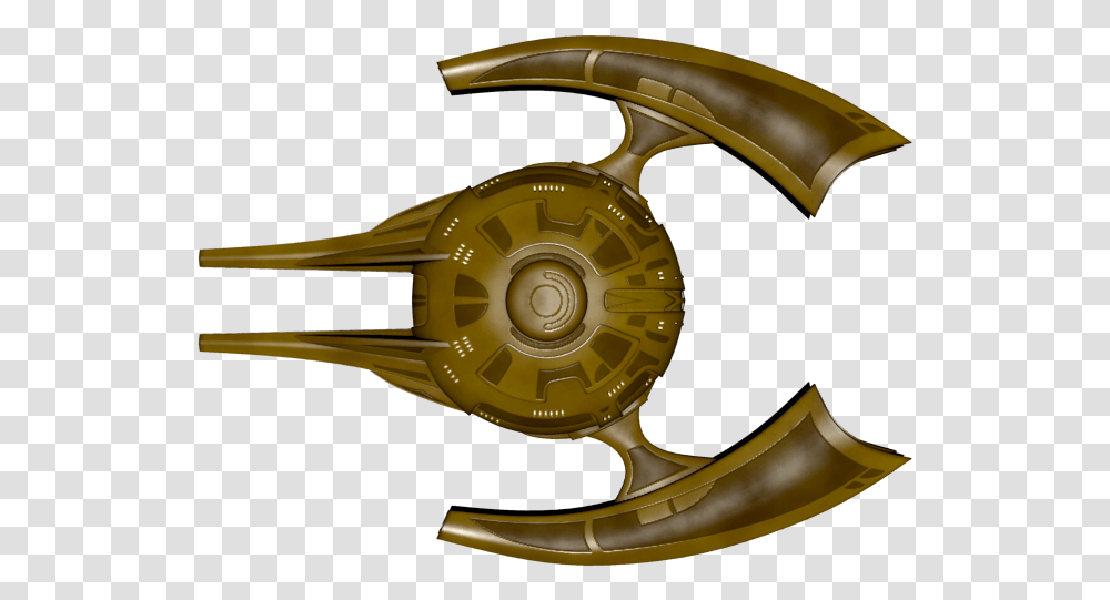 Spaceship Top Down, Machine, Propeller, Steering Wheel, Bronze Transparent Png