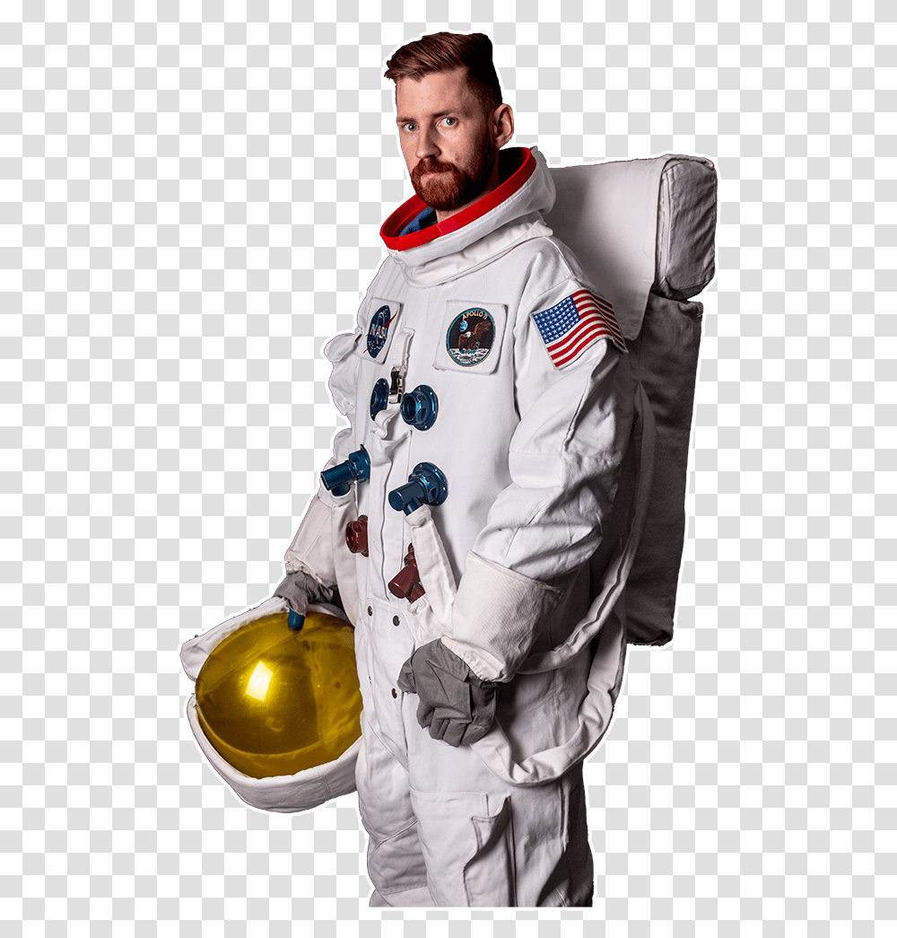 Spacesuit Rentals - Because Nothing Beats An Astronaut Astranout Suit Up, Person, Human Transparent Png